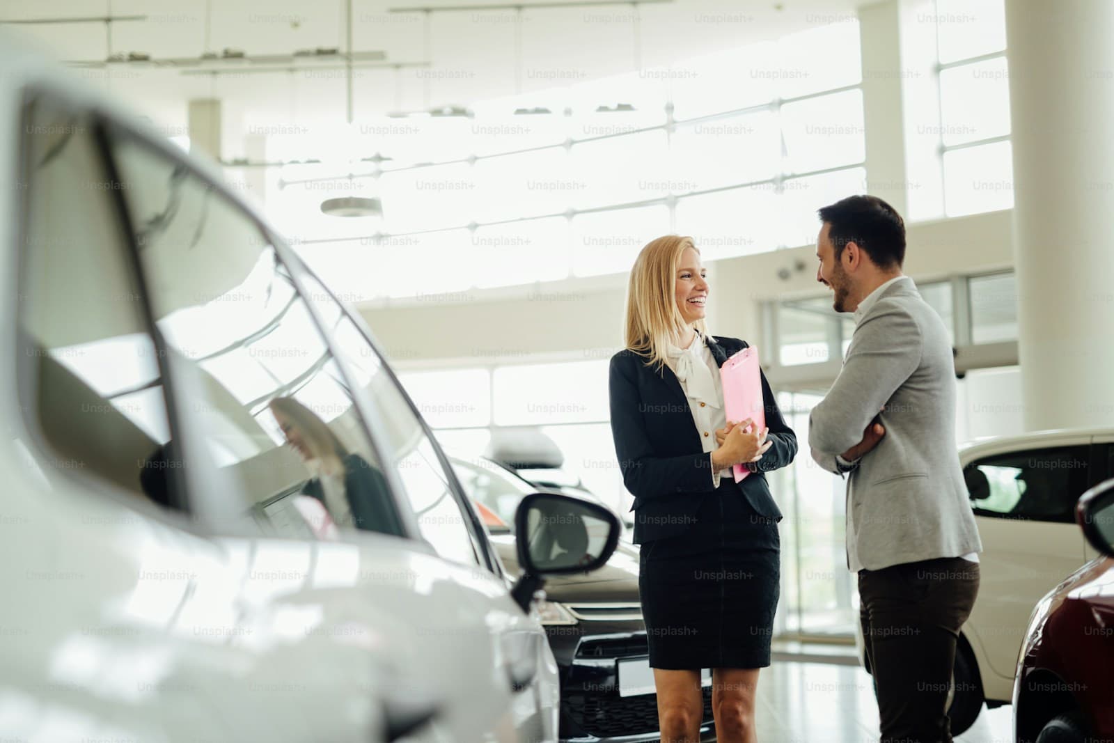 New Car Purchase — insurance-related stock photo
