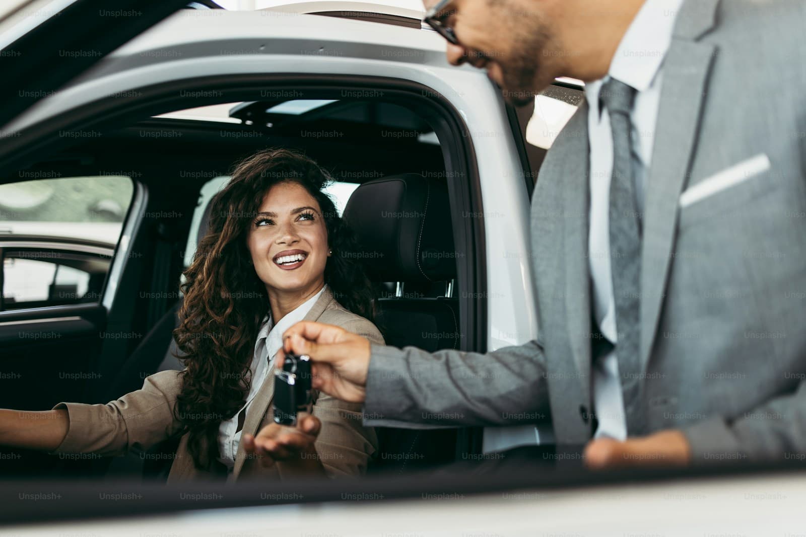 New Car Purchase — insurance-related stock photo
