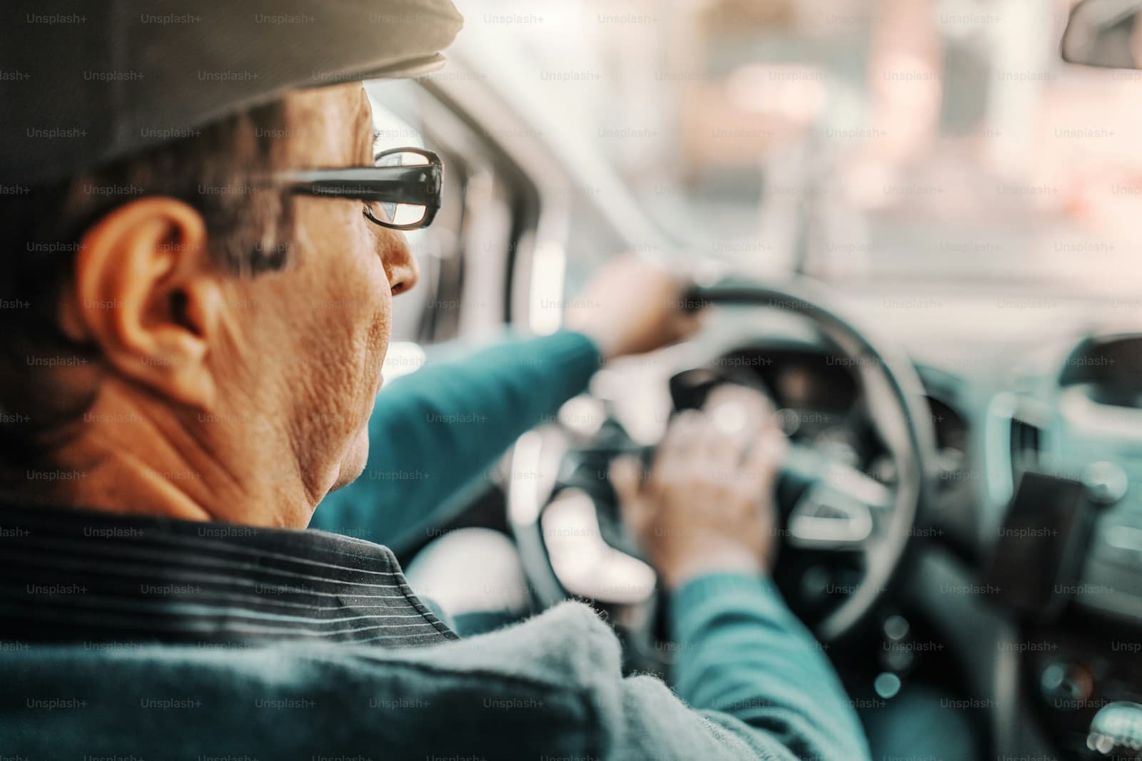 Senior Drivers — insurance-related stock photo