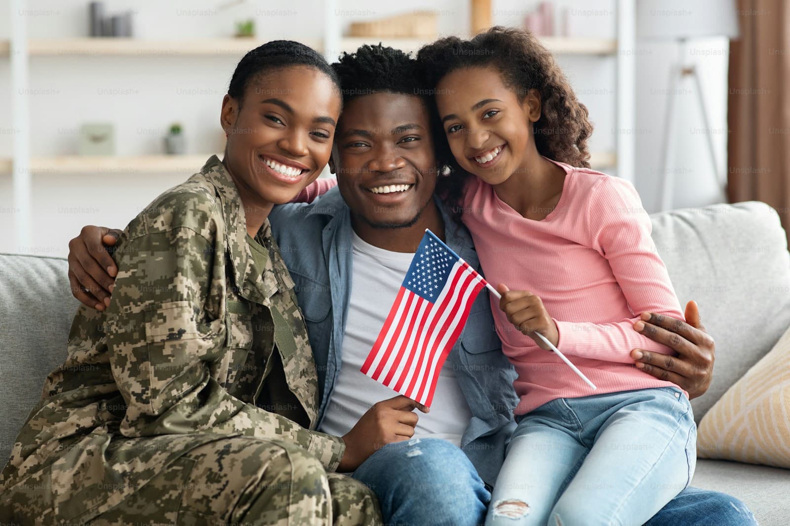 Military and Veterans — insurance-related stock photo